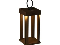 Discount Konstsmide LED-Laterne Cannes farben 42 cm x 15 cm x 15 cm Rost