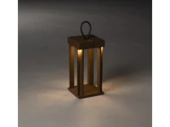 Discount Konstsmide LED-Laterne Cannes farben 42 cm x 15 cm x 15 cm Rost