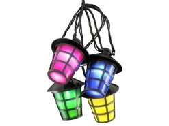 Hot Konstsmide LED-Lichterkette Outdoor 20 Lampions Bunt