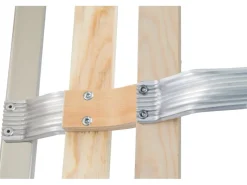 Best Krause Dachleiter 18 Sprossen 505 cm x 40 cm x 7 cm Alu