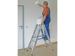 Online Krause Doppelleiter Stabilo 2 x 5 Stufen 120 cm x 50 cm x 105 cm