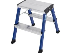 Krause Klapptritt Rolly Fahrbar 2 x 2 Stufen 45 cm x 40 cm x 50 cm