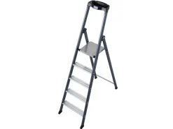 Krause SePro S Stufenstehleiter Eloxiert 5 Stufen