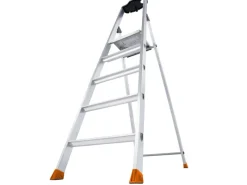 Krause Stehleiter Solido 5 Stufen 165 cm x 48 cm x 104 cm