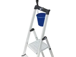 Krause Stehleiter Solidy 5 Stufen 165 cm x 47 cm x 96 cm