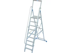Krause Stehleiter Stabilo mit Großer Plattform 12 Stufen 380 x 111 cm x 240 cm