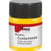 KREUL Acryl Farbe Glänzend Sonnengelb 50 ml