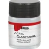 New KREUL Acryl Farbe Glänzend Silber 50 ml