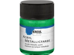 Best KREUL Acryl Farbe Metallic Grün 50 ml