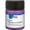 KREUL Acryl Farbe Metallic Flieder 50 ml