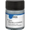 Hot KREUL Acryl Farbe Metallic Silber 50 ml