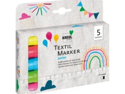 Sale KREUL Textil Marker medium Junior 5er Set