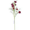Clearance Kunstblume Ranunkel Wine 74 cm