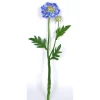 Kunstblume Scabiosa Blau 50 cm