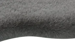 Hot Kunstfell-Teppich 60 cm x 90 cm Anthrazit