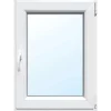 Kunststoff-Fenster 2-Fach Verglasung Weiß BxH 110 cm x 125 cm Anschlag Rechts