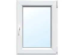 Kunststoff-Fenster 2-Fach Verglasung Weiß BxH 110 cm x 125 cm Anschlag Rechts