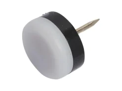 Clearance Kunststoffgleiter mit Stift Ø 22 mm 8 Stück Weiß