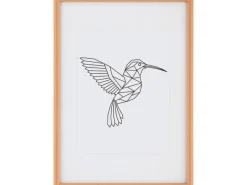 Hot Kunststoffrahmen 21 cm x 29,7 cm Imitat Buche