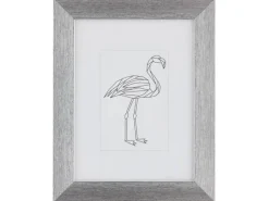 Clearance Kunststoffrahmen 18 cm x 24 cm Silber Metallic Look