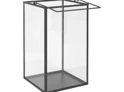 Laterne Dark Wonder 20 cm x 12 cm x 12 cm Transparent-Schwarz