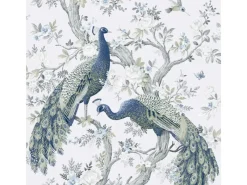 Clearance Laura Ashley Vliestapete Belvedere Midnight 10,05 x 0,52 m Blau