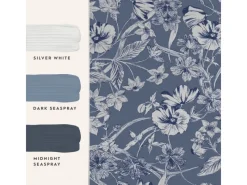 Laura Ashley Vliestapete Summerhill Midnight Blue Blau FSC®