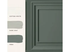 Hot Laura Ashley Vliestapete Redbrook Wood Panel Fern Green Grün FSC®