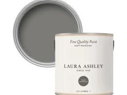 Hot Laura Ashley Wandfarbe Pale Charcoal Grau 2,5 l