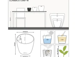 Lechuza ® Pflanzgefäß Classico Color 18 Ø 18 cm