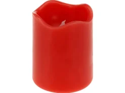 Hot LED-Kerze Ø 7 cm x 9 cm Rot