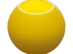 LED-Kerze Bola mit Timerfunktion Ø 11,5 cm Creme