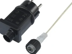 LED-Lichterkette Eisregen 100 warmweiße LEDs Silbernes Kabel 690 cm