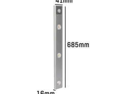 Sale LED-Unterbauleuchte Pir Sensor 150 lm 3000-6000 K CCT+ RGB 68,5 cm Silber