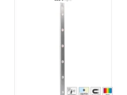 Sale LED-Unterbauleuchte Pir Sensor 150 lm 3000-6000 K CCT+ RGB 68,5 cm Silber