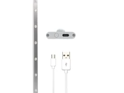 Sale LED-Unterbauleuchte Pir Sensor 150 lm 3000-6000 K CCT+ RGB 68,5 cm Silber