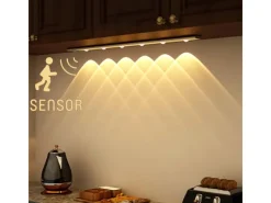 Sale LED-Unterbauleuchte Pir Sensor 150 lm 3000-6000 K CCT+ RGB 68,5 cm Silber