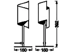 Online LEDVANCE Smart+ WiFi Tischlampe Decor Twist Weiß 39,2 cm