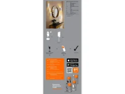 LEDVANCE Smart+ WiFi Tischlampe Decor Twist Tisch Schwarz 39,2 cm