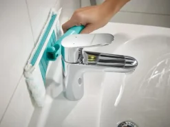 Leifheit Fliesen-& Wannenwischer Flexipad mit Teleskopstiel