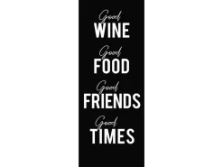 Pro Art Leinwandbild Anonymus Good Wine 77 cm x 27 cm