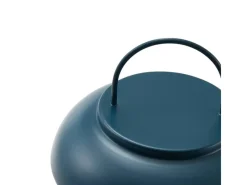 Lindby Laterne Yvette 10019858 Dimmbar Spritzwassergeschützt Modern in Blau aus Metall 1-flammig E27