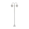 Outlet Lindby Mastleuchte Außen Laterne Madea 10034012 Spritzwassergeschützt Modern in Weiß aus Aluminium 2-flammig E27
