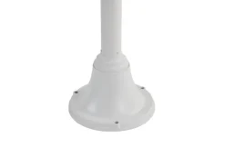 Outlet Lindby Mastleuchte Außen Laterne Madea 10034012 Spritzwassergeschützt Modern in Weiß aus Aluminium 2-flammig E27