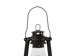 Online Lindby Tischlampe Laterne Raisa 9624812 Retro Vintage Antik in Braun aus Metall 1-flammig E14 Wohnzimmerleuchte