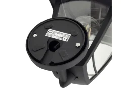New Lindby Wandleuchte Außen Laterne Isidoro 10025889 Spritzwassergeschützt Modern in Schwarz 1-flammig E27