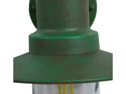 Sale Lindby Wandleuchte Außen Laterne Eloretta 10025907 Spritzwassergeschützt Landhaus Vintage Rustikal in Grün aus Metall 1-flammig E27