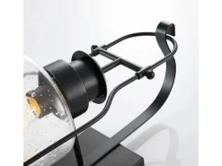 Hot Lindby Wandleuchte Wandlampe Innen Laterne Rozalie 9624813 Retro Vintage Antik in Schwarz aus Metall 1-flammig E27 Flurleuchte