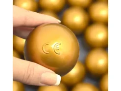 LittleTom Bällebadbälle Ø 5.5 cm 200 Stück Gold Grau Weiß Transparent