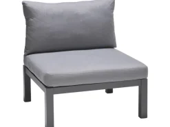 Outlet Lounge-Sessel Bonlee aus Aluminium Grau